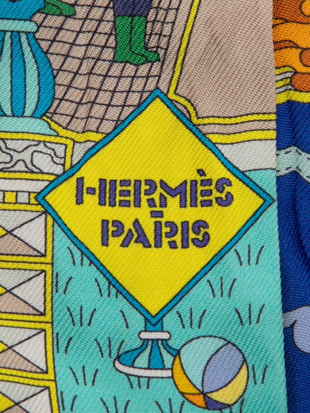 Hermès Pre-Owned mascada La Maison des Carres Twilly de seda 1999-2007 | Image 2