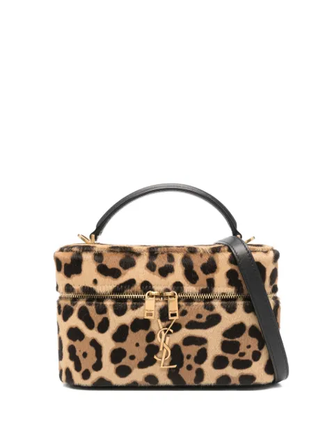 Saint Laurent leopard-print mini bag 