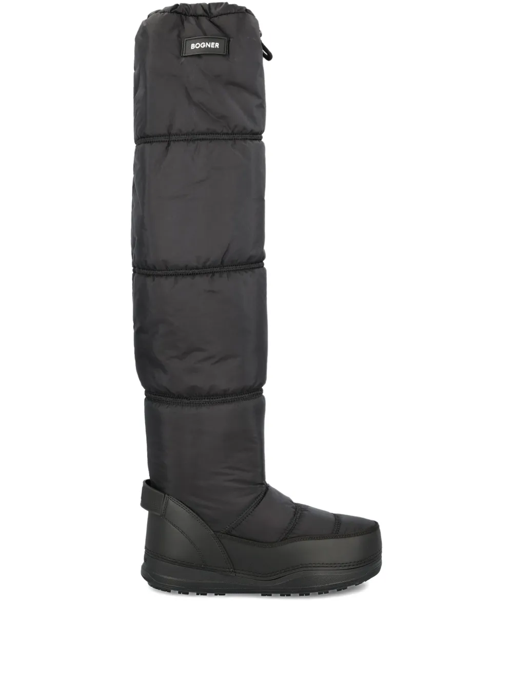 BOGNER quilted over-the-knee boots | Black | Image 1