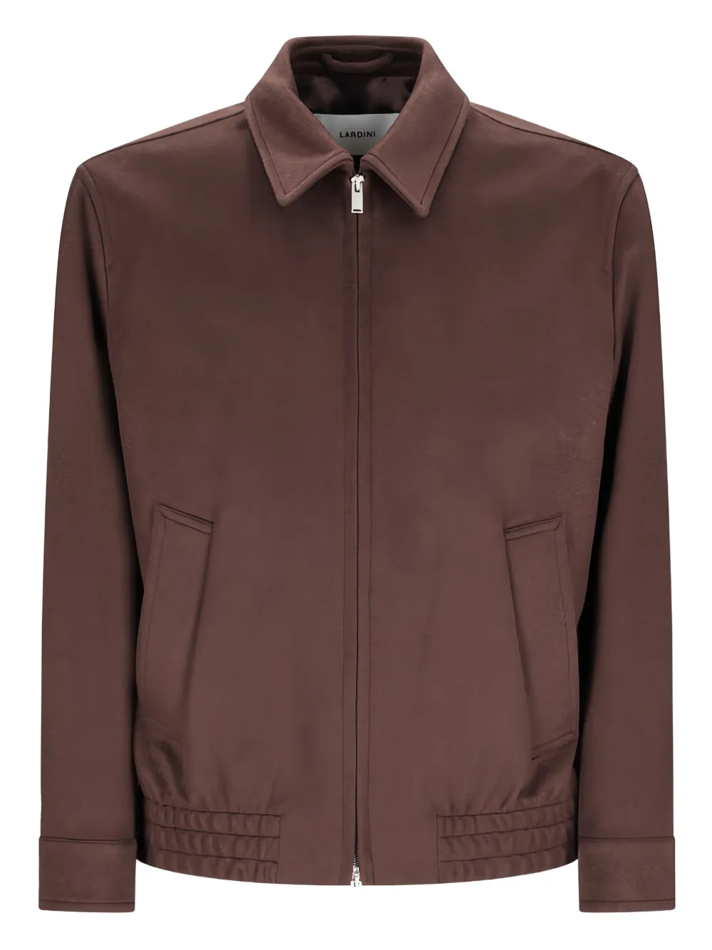 Lardini veste à fermeture zippée | marron | Image 1