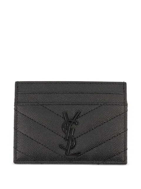 Saint Laurent Cassandre logo card holder