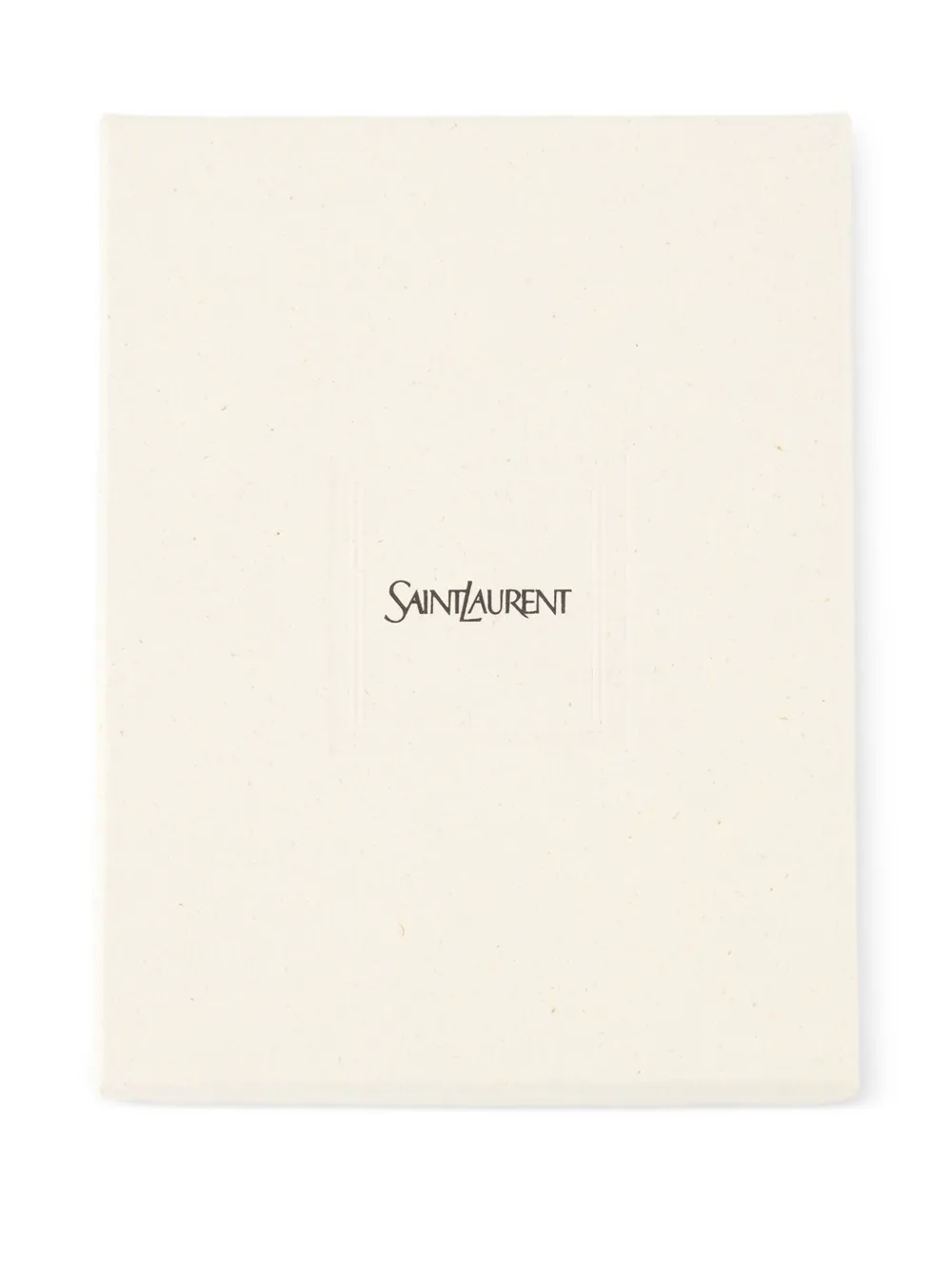 Saint Laurent Cassandre pasjeshouder met logo Zwart