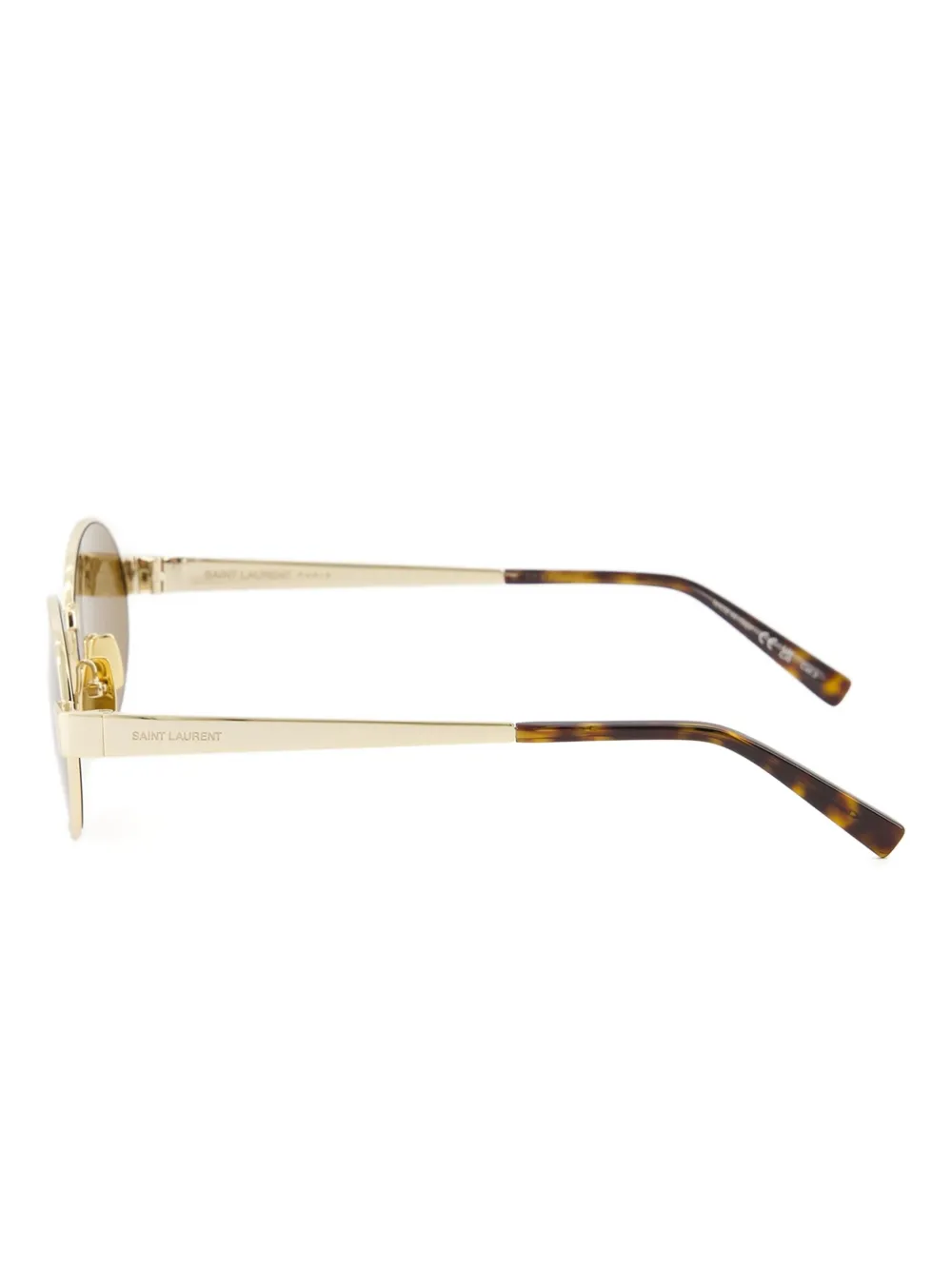 Saint Laurent SL 692 zonnebril met ovaal montuur Goud