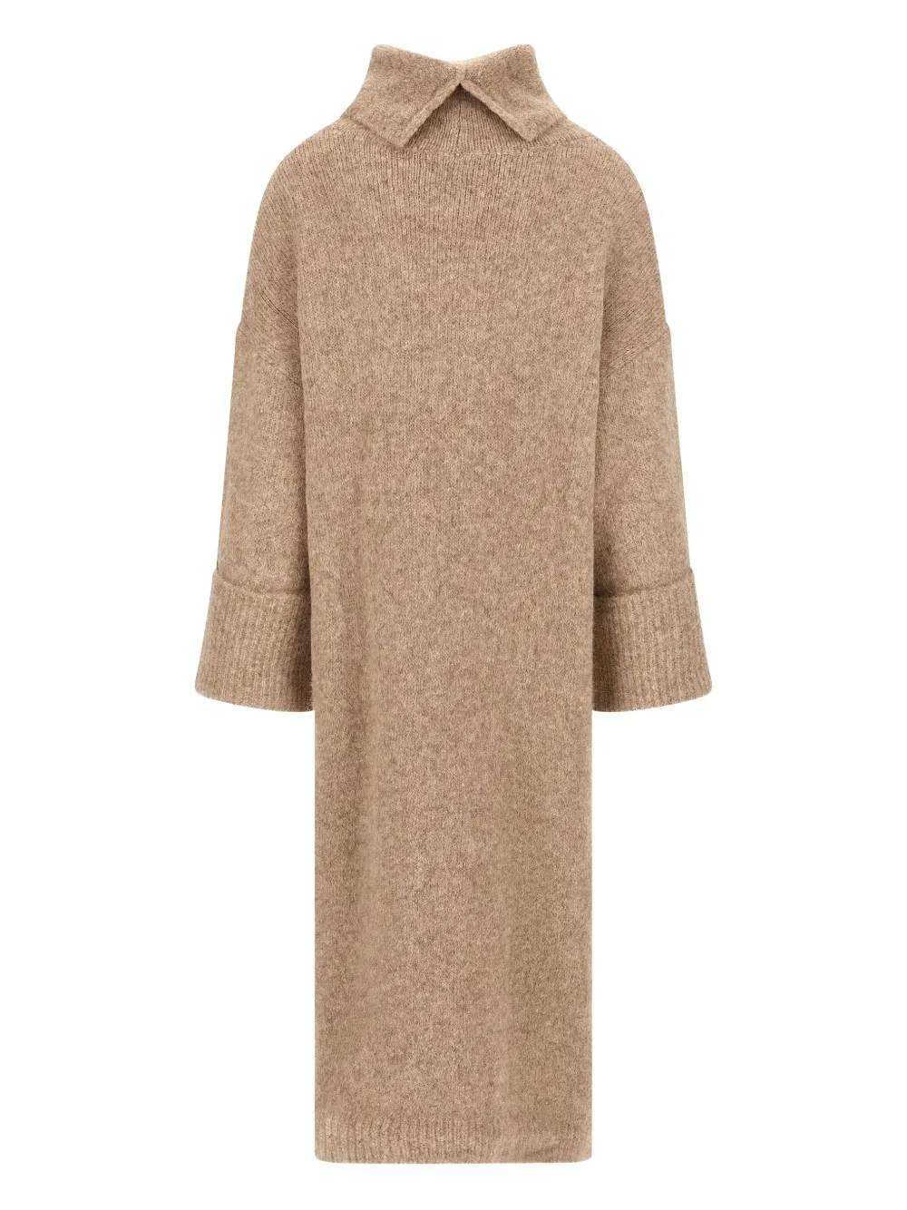 ENTIRE STUDIOS Manhattan turned-up midi dress - Beige