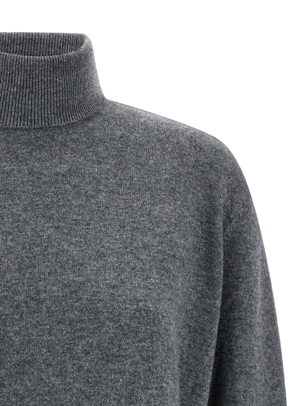 Entire Studios Concrete Turned-up High-neck Sweater In Gray