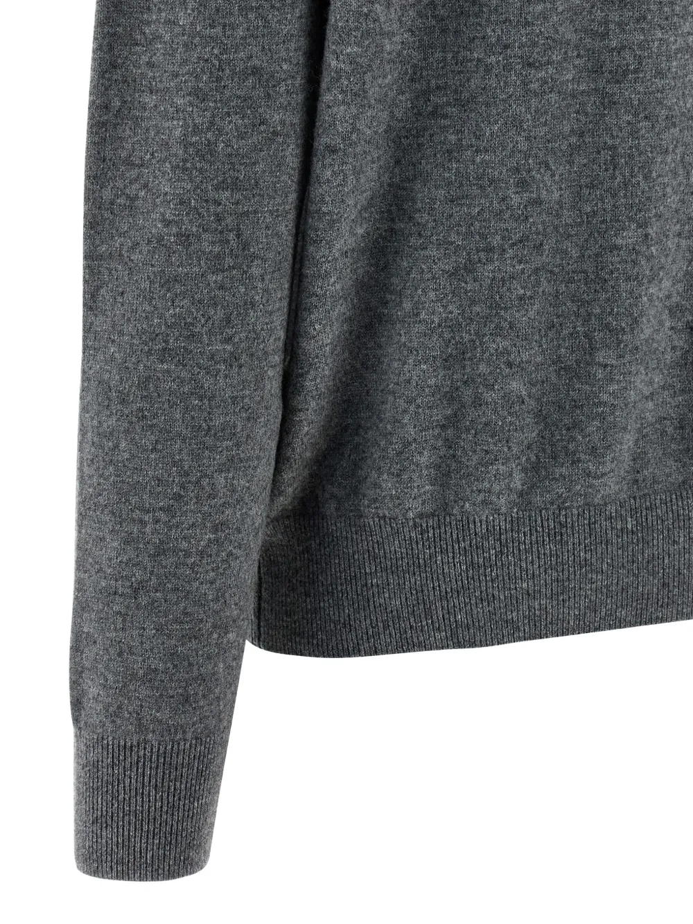 Entire Studios Concrete Turned-up High-neck Sweater In Gray