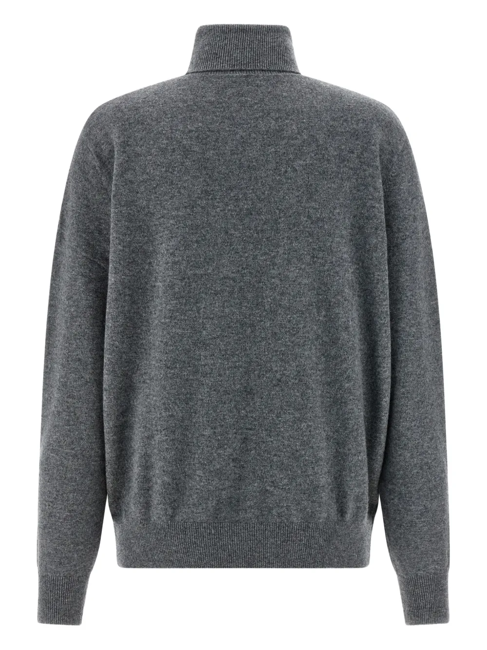 Entire Studios Concrete Turned-up High-neck Sweater In Gray