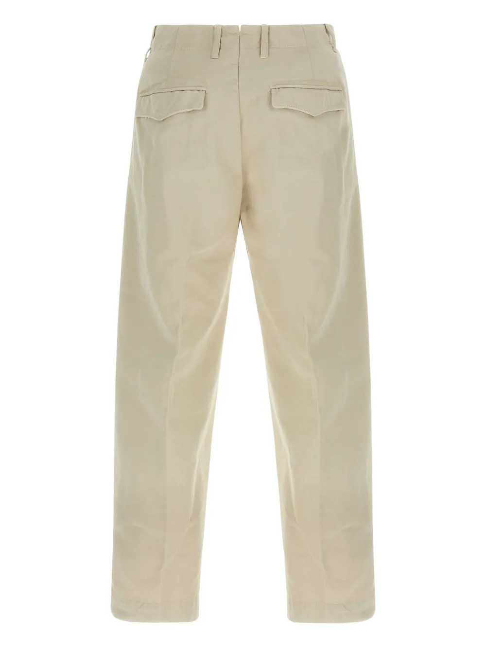 Incotex pleat cotton trousers - Beige