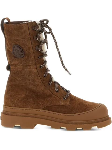 Moncler Vera shearling lace-up High boots