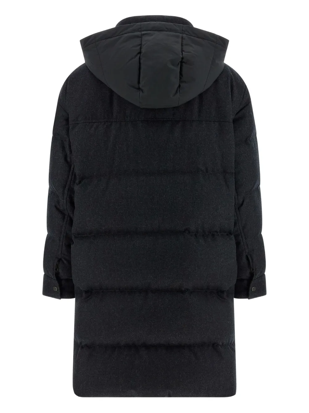 Brunello Cucinelli Gewatteerd jack met rits Grijs