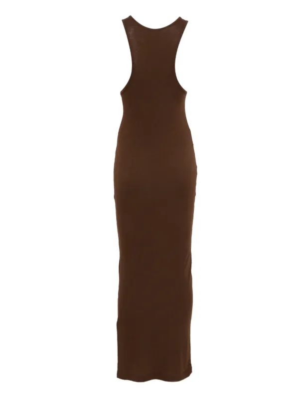 Entire Studios Midi Muscle Tank Dress - Brown