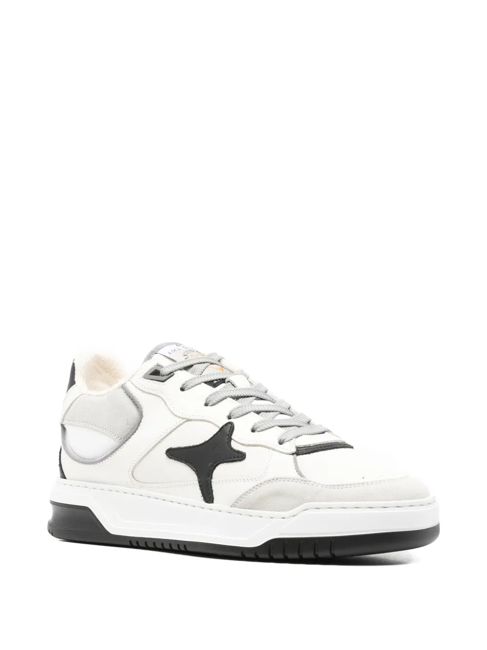 Ama Brand Sneakers met ster-applicatie Wit