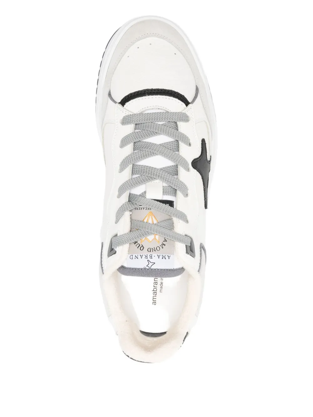 Ama Brand Sneakers met ster-applicatie Wit