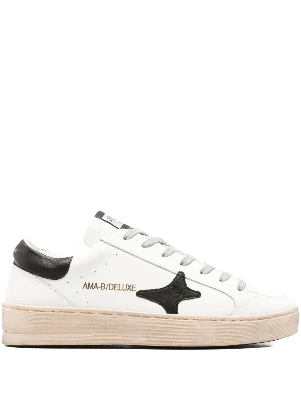 Ama Brand Deluxe sneakers met ster-applicatie Wit