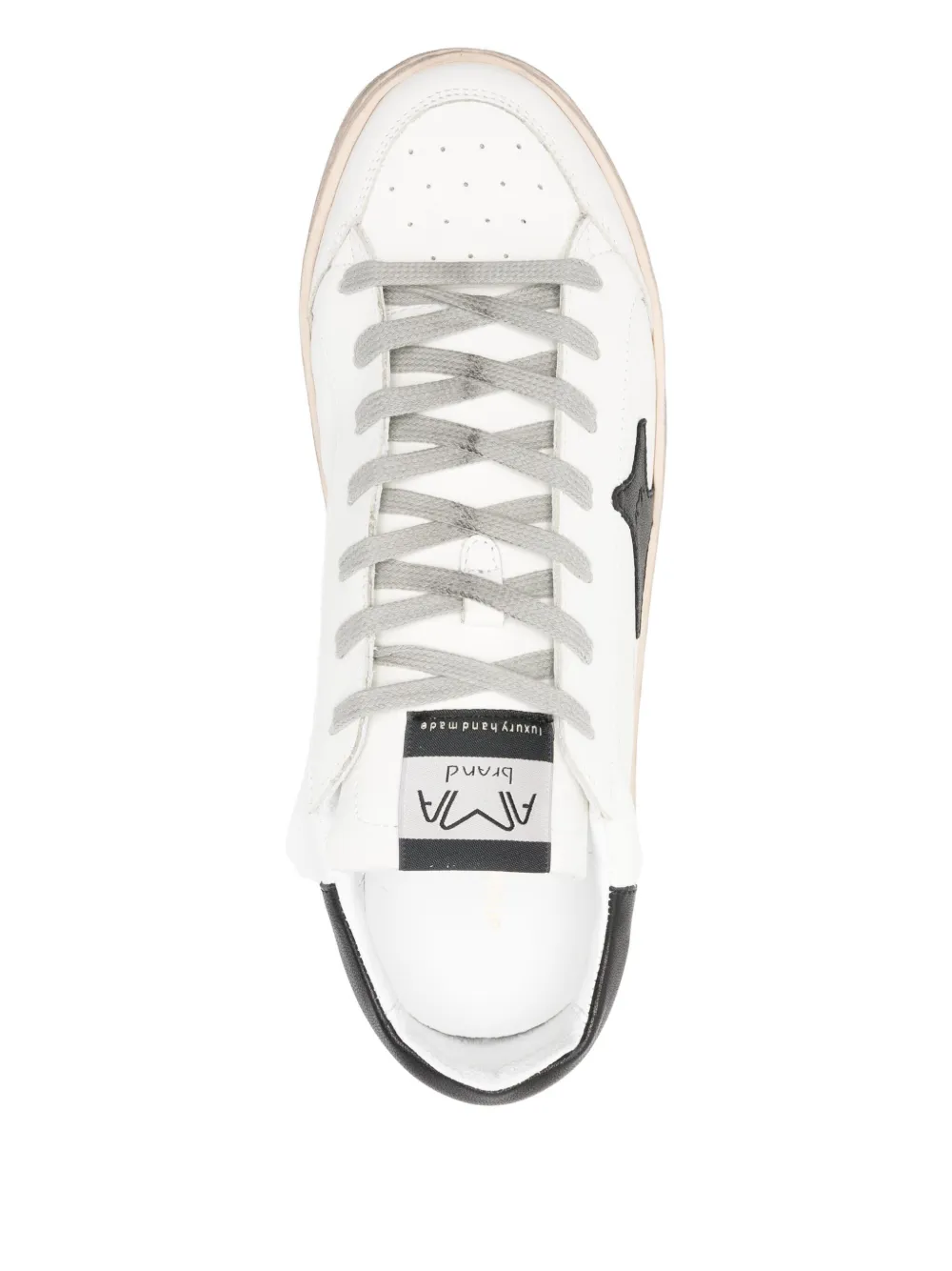 Ama Brand Deluxe sneakers met ster-applicatie Wit