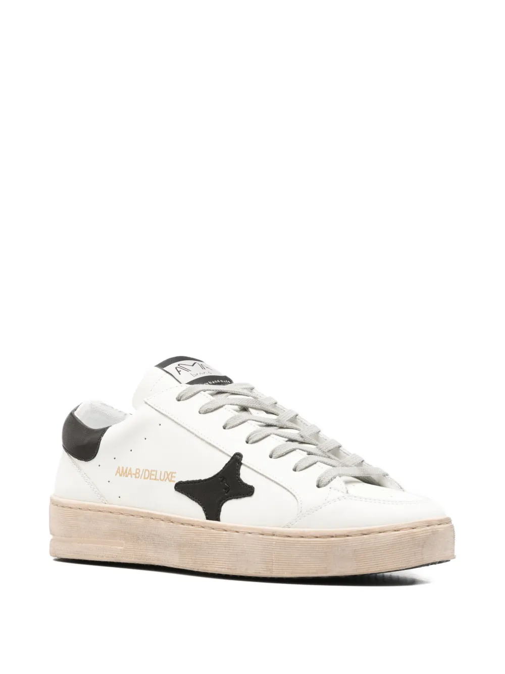 Ama Brand Deluxe sneakers met ster-applicatie Wit