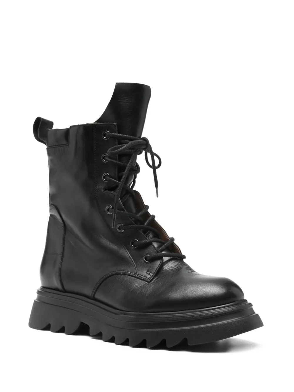 Pedro Miralles Veterlaarzen met chunky zool Zwart