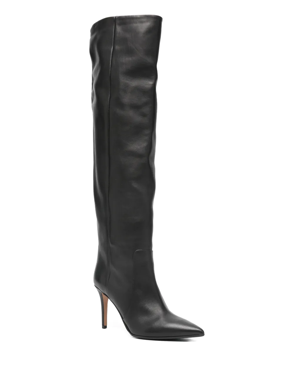 Fabio Rusconi 90mm Pointed-toe Knee-high Boots In Black