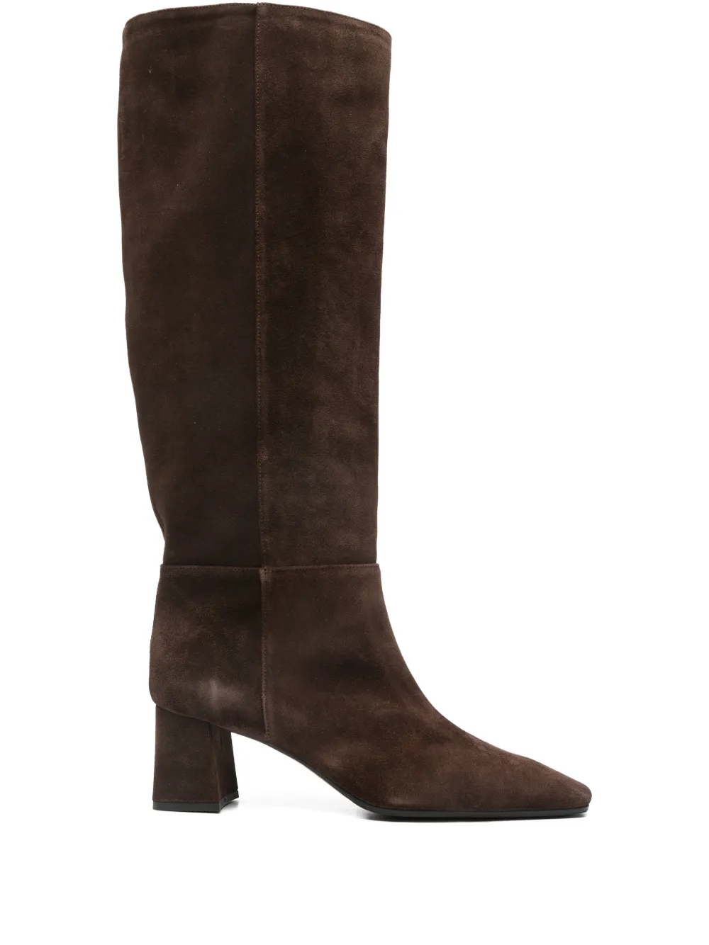 Fabio Rusconi Square-toe Heeled Knee-high Boots In Multi