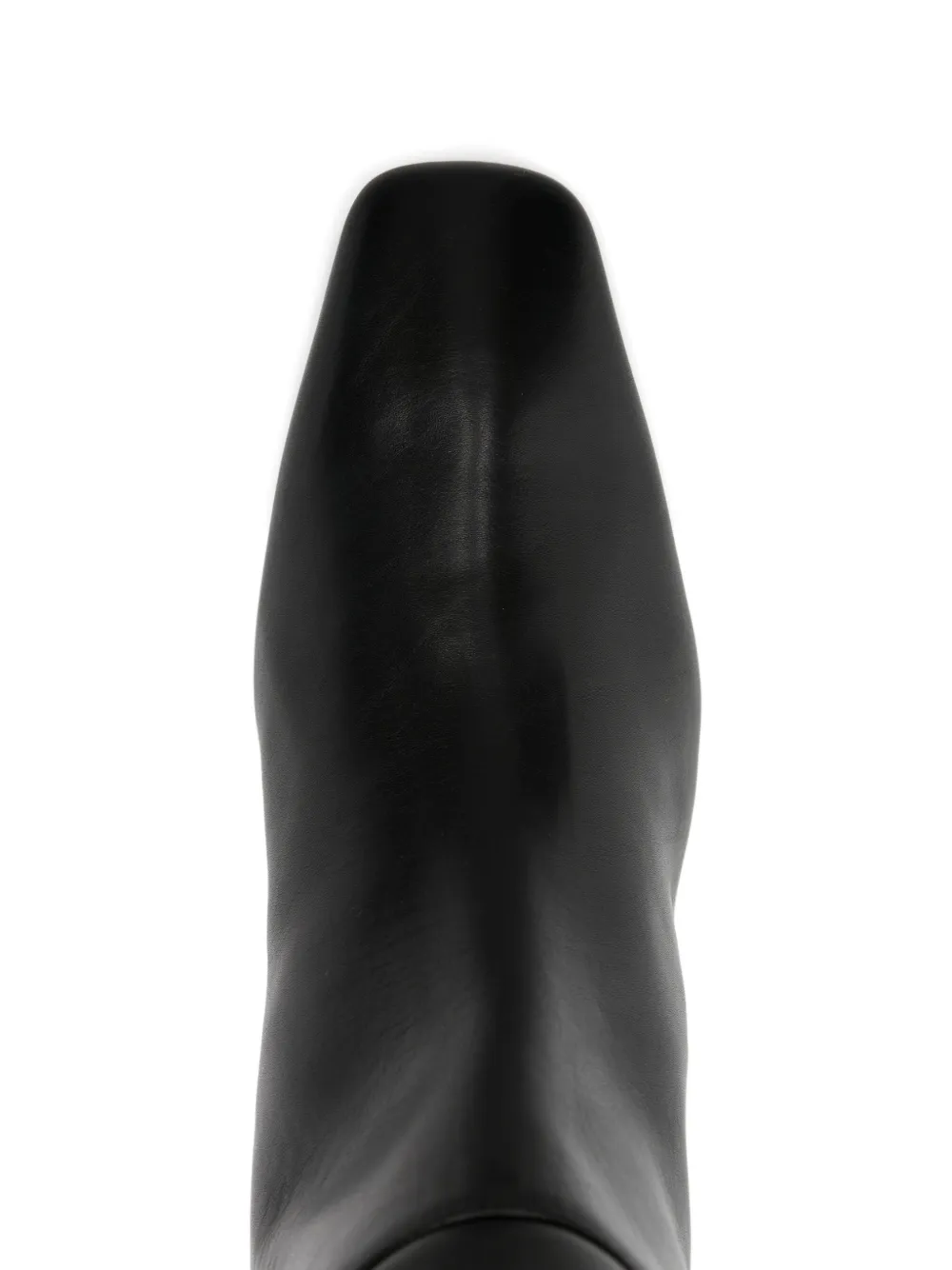 Fabio Rusconi square-toe heeled knee-high boots Zwart