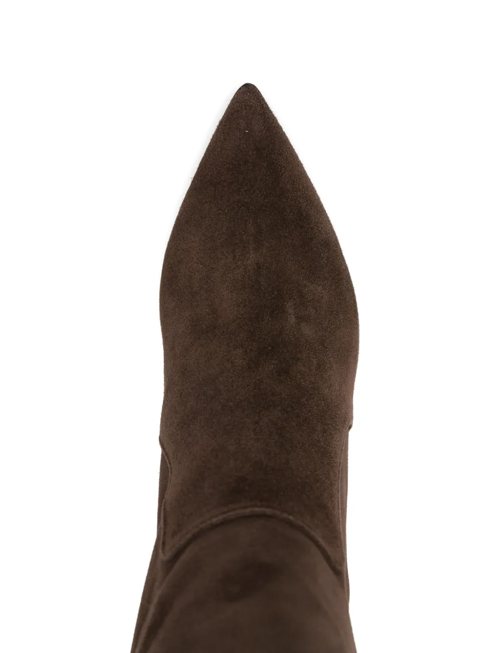 Fabio Rusconi 85 mm suède overknee laarzen Bruin