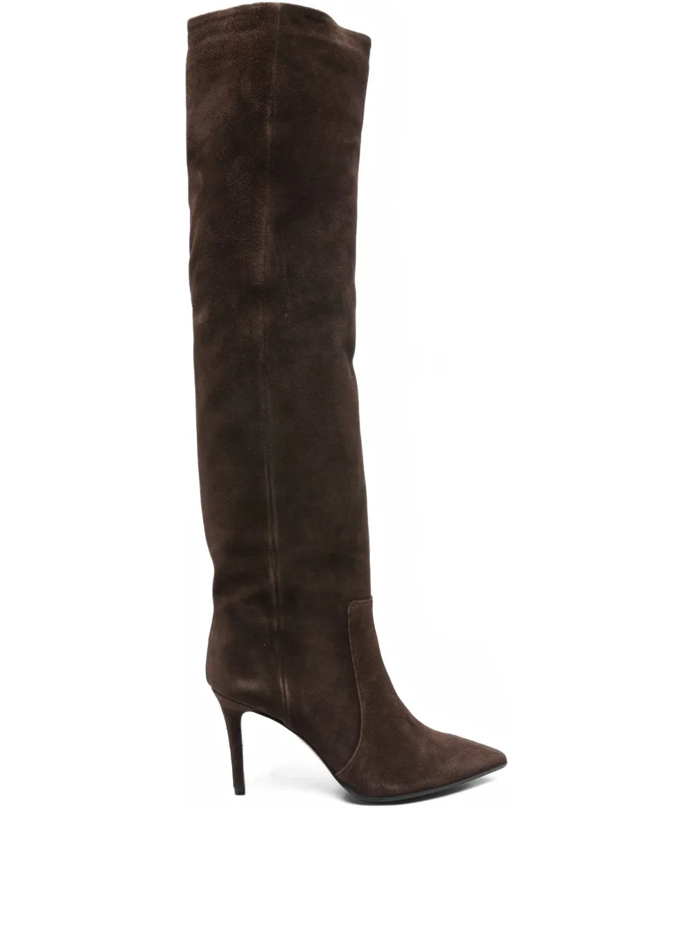Fabio Rusconi 85mm suede over-the-knee boots | Brown | Image 1