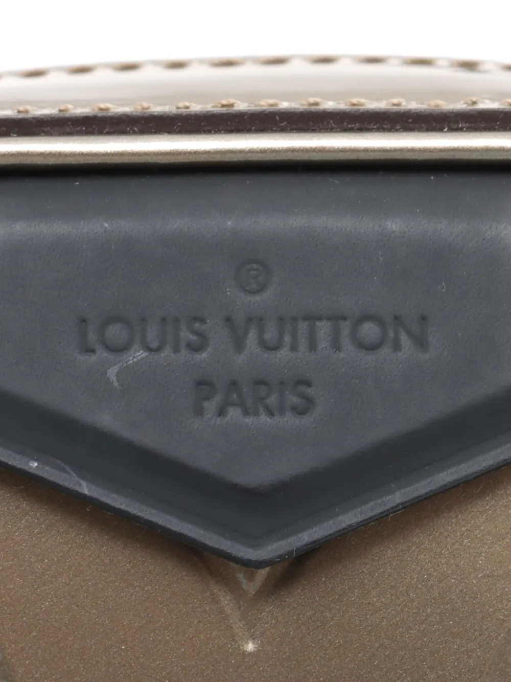 Pre-owned Louis Vuitton 2019 Monogram Vernis Belt Bag In Silver