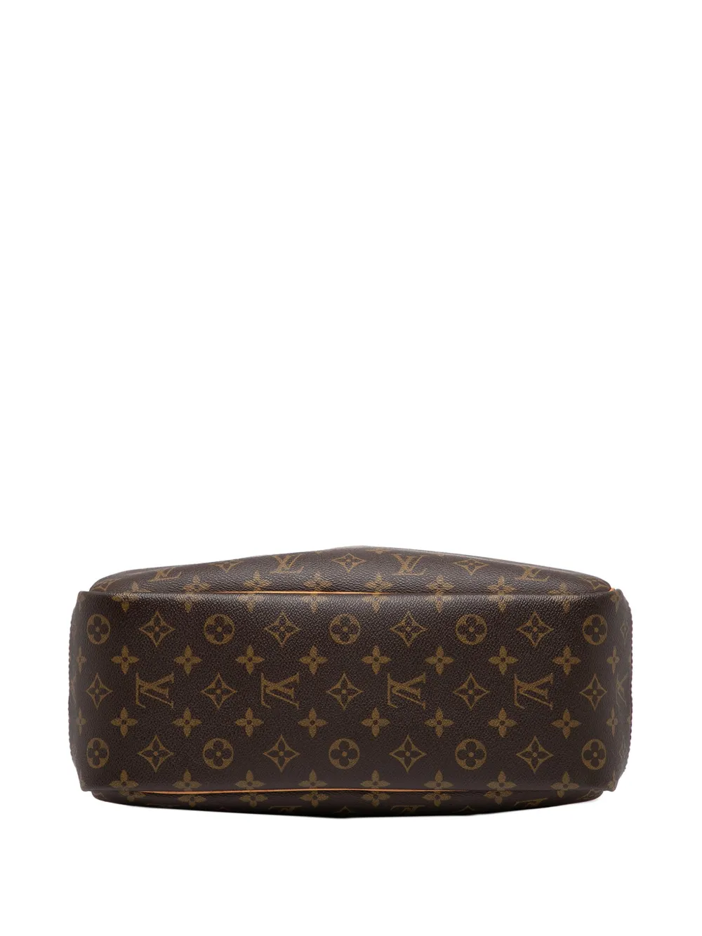 Pre-owned Louis Vuitton 1999 Monogram Deauville Handbag In Brown