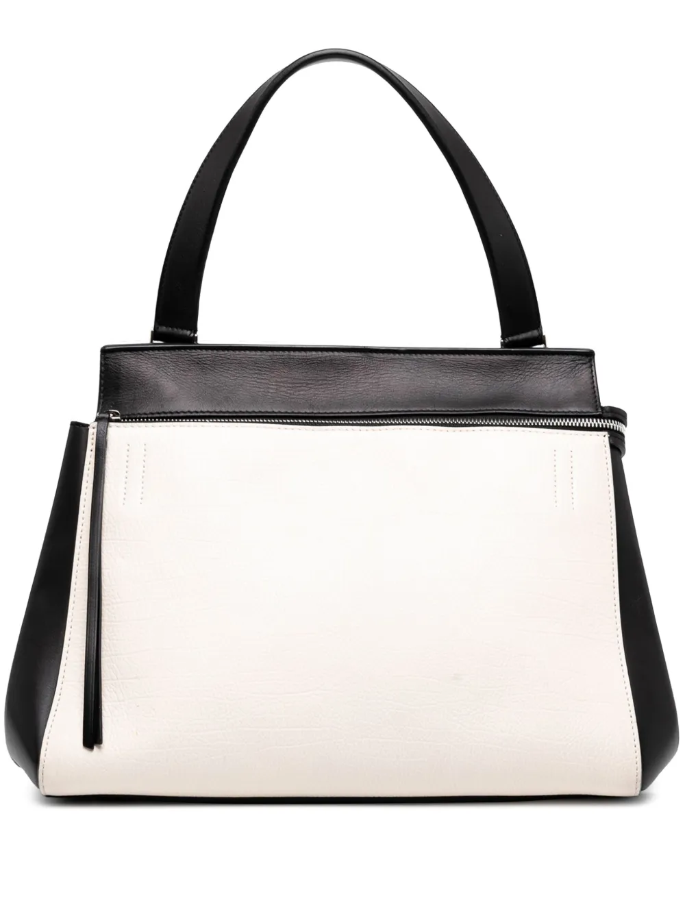 Celine Pre-Owned 2013 ミディアム バイカラー レザーエッジ ハンドバッグ - ブラック Celine Pre-Owned 2013 ミディアム バイカラー レザーエッジ ハンドバッグ - ブラック