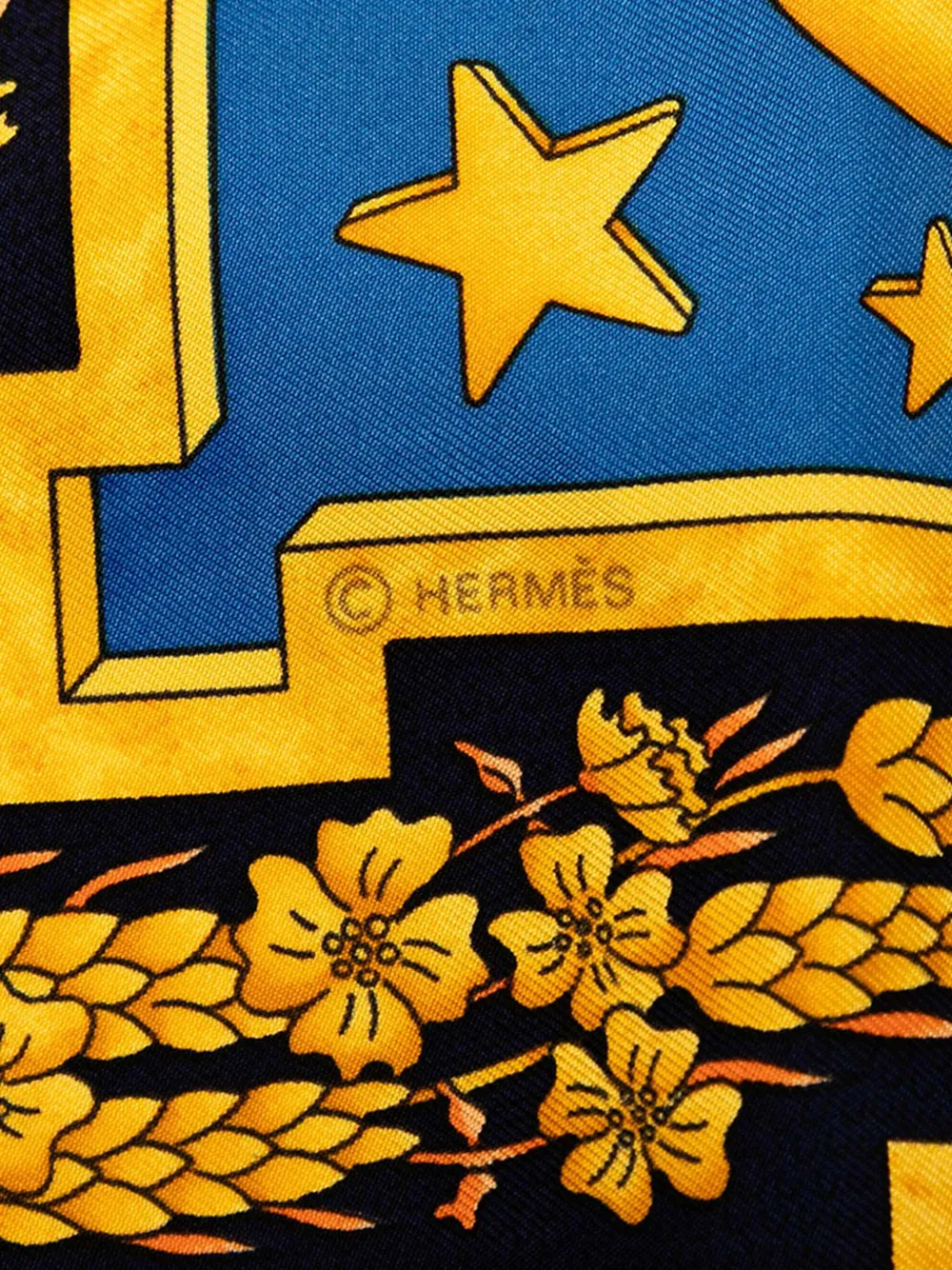 Hermès Pre-Owned foulard Carpe Diem en soie (1986-1998) | Image 2