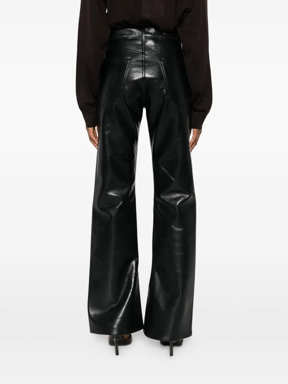 AGOLDE Broek met vijf zakken Zwart