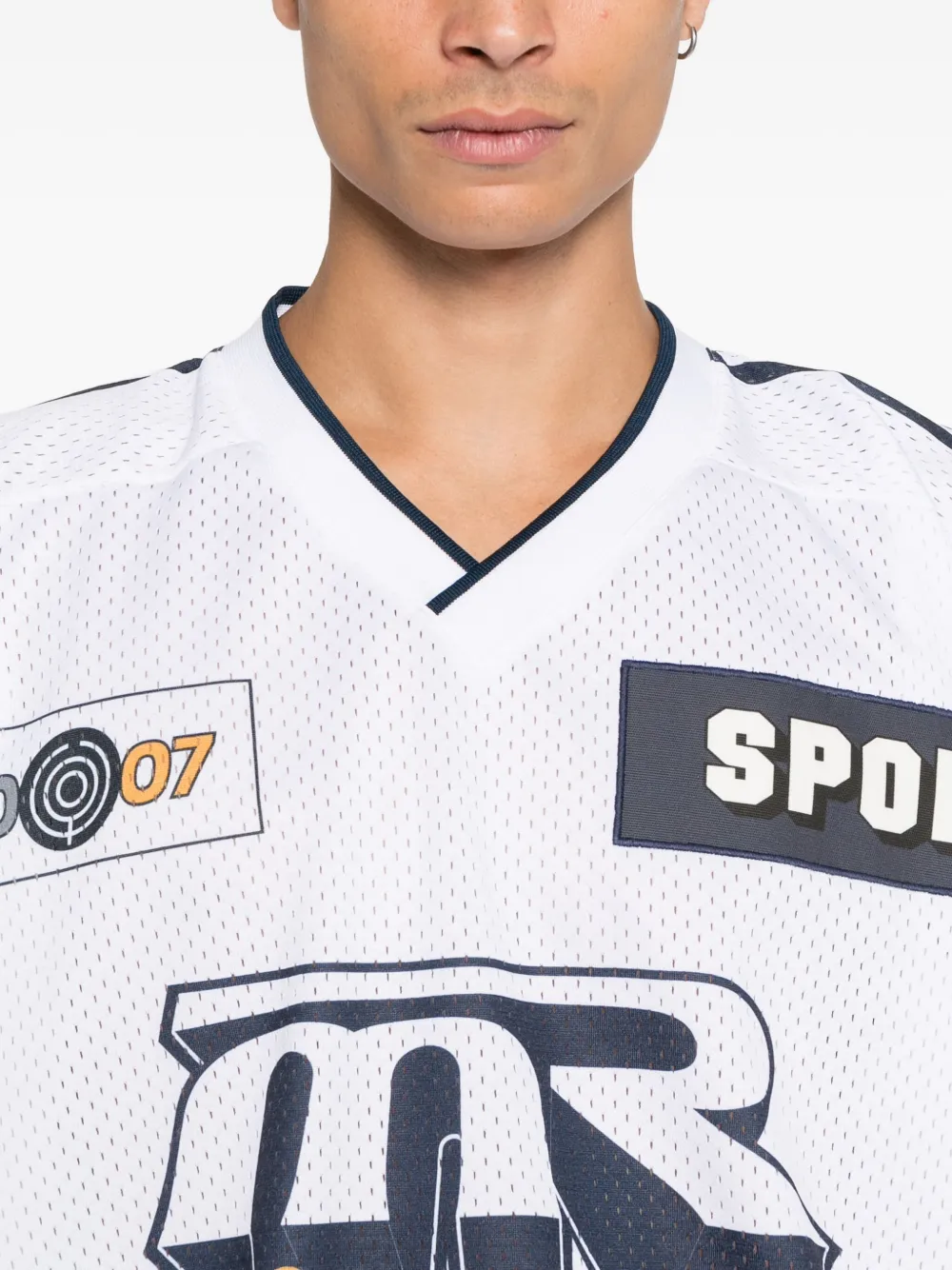 Martine Rose Oversized Hockey Top In Multi