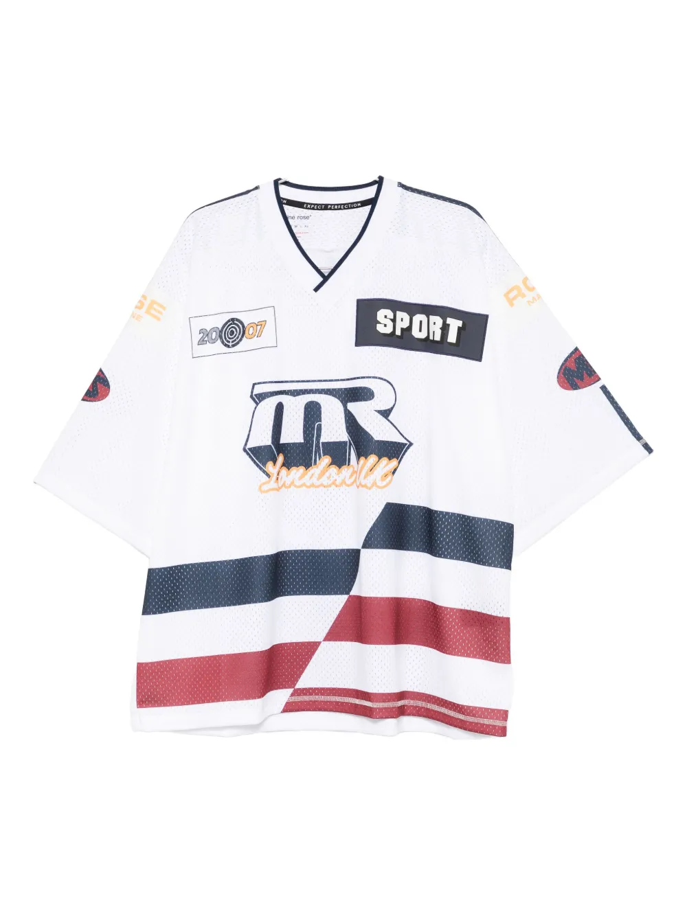 Martine Rose Oversized Hockey Top In Multi