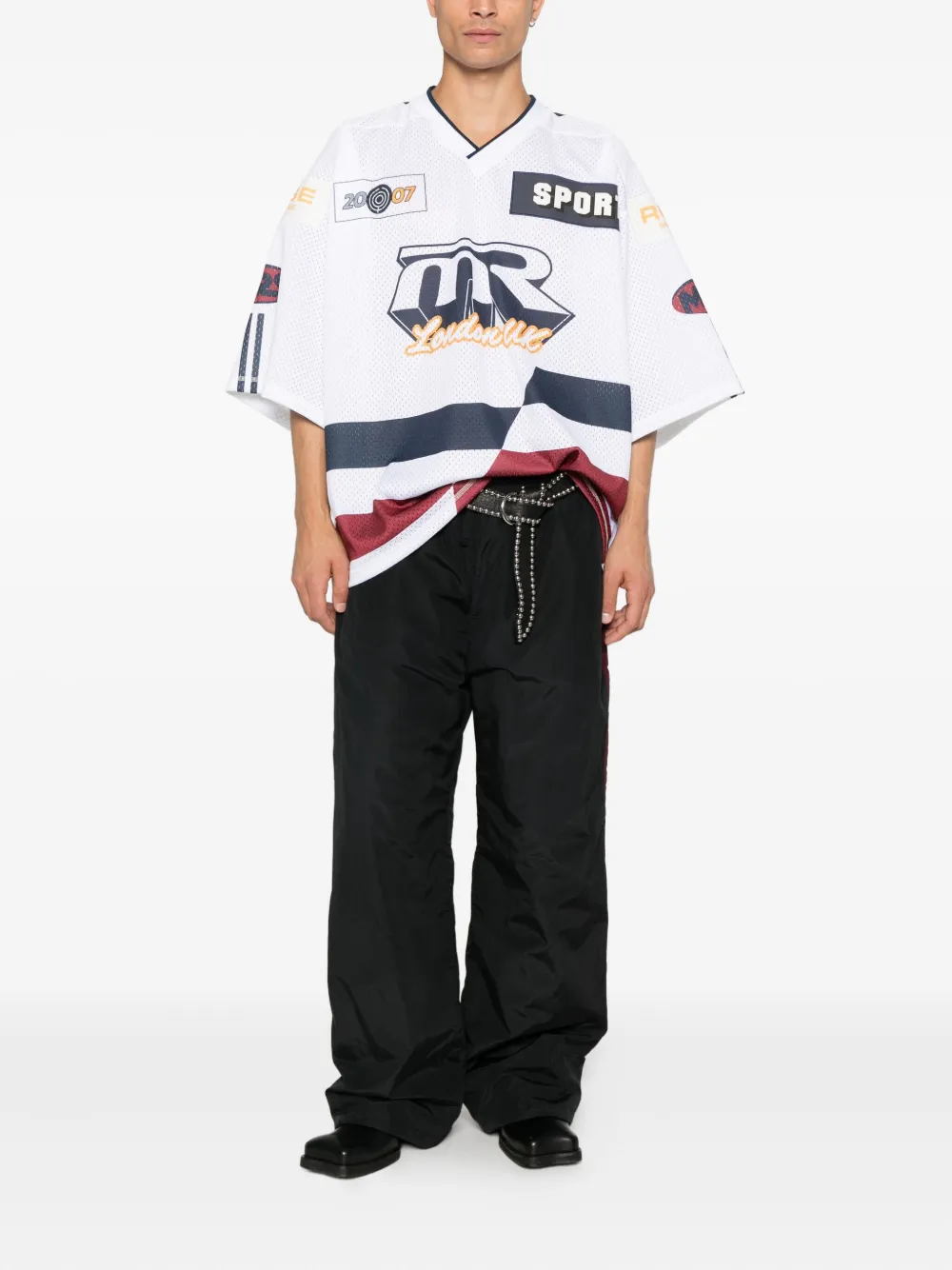 Martine Rose Oversized Hockey Top In Multi