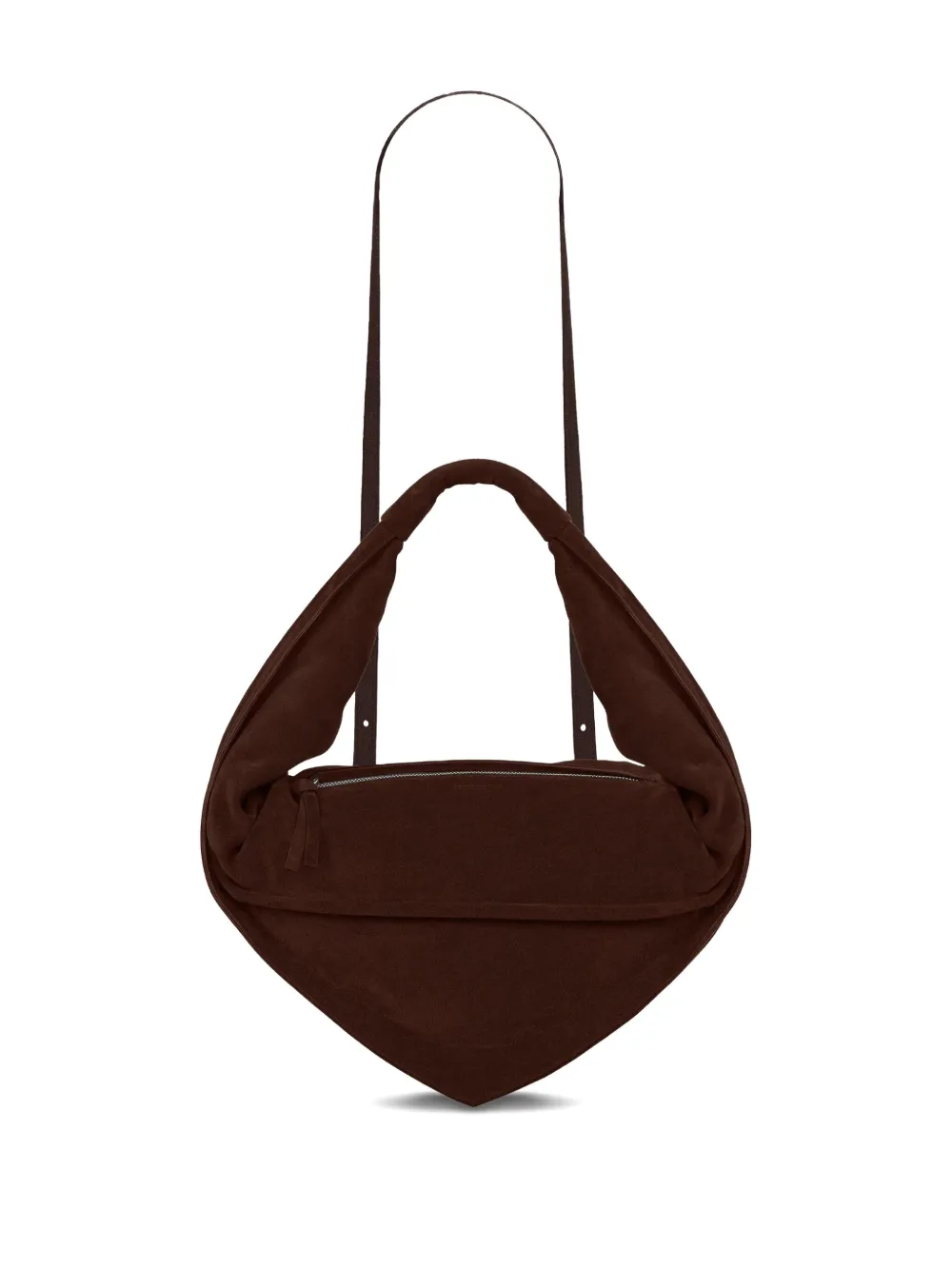 Federico Cina Zip Tote Bag In Brown
