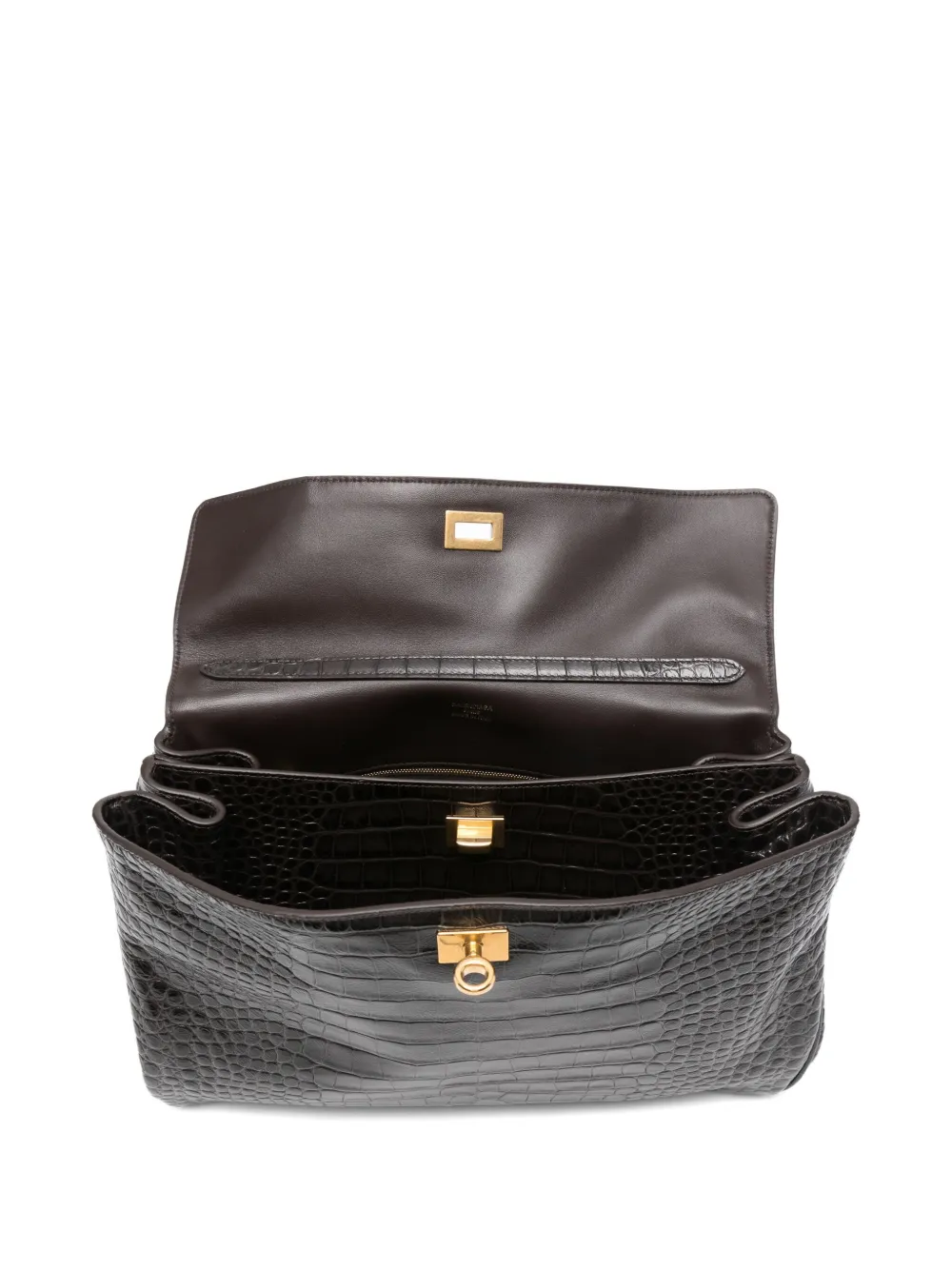 Balenciaga Medium Rode shopper Bruin