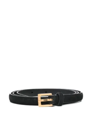 The Row バックル レザーベルト | ブラック | FARFETCH JP