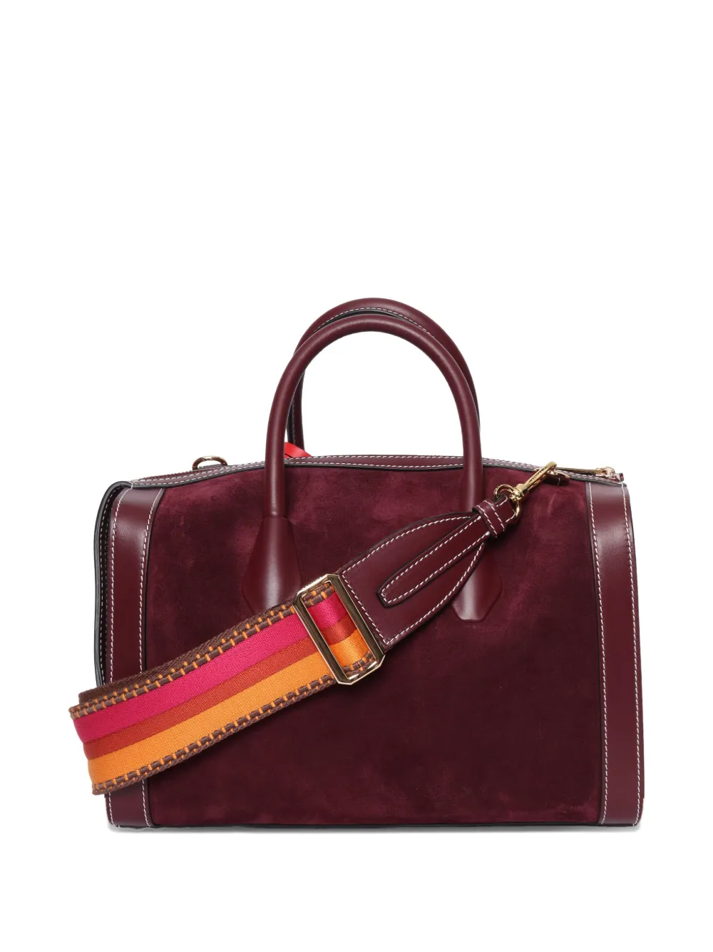 Lancel tag-detail tote bag - Rood