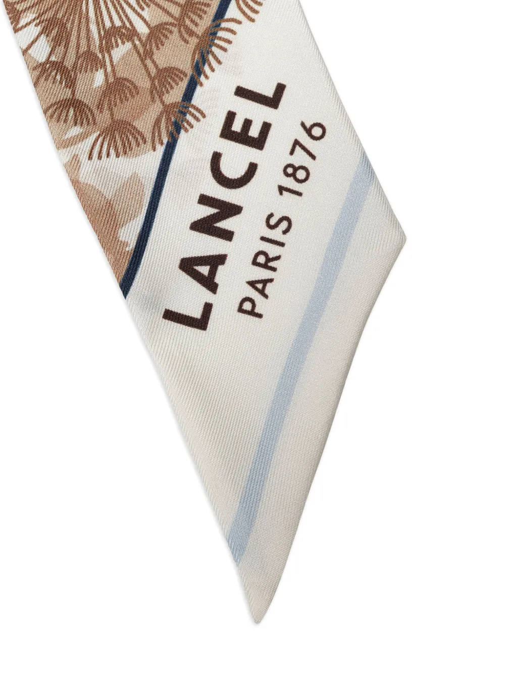 Lancel Haarband met vuurwerkprint Beige