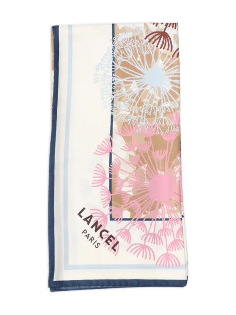 Lancel mascada con estampado floral