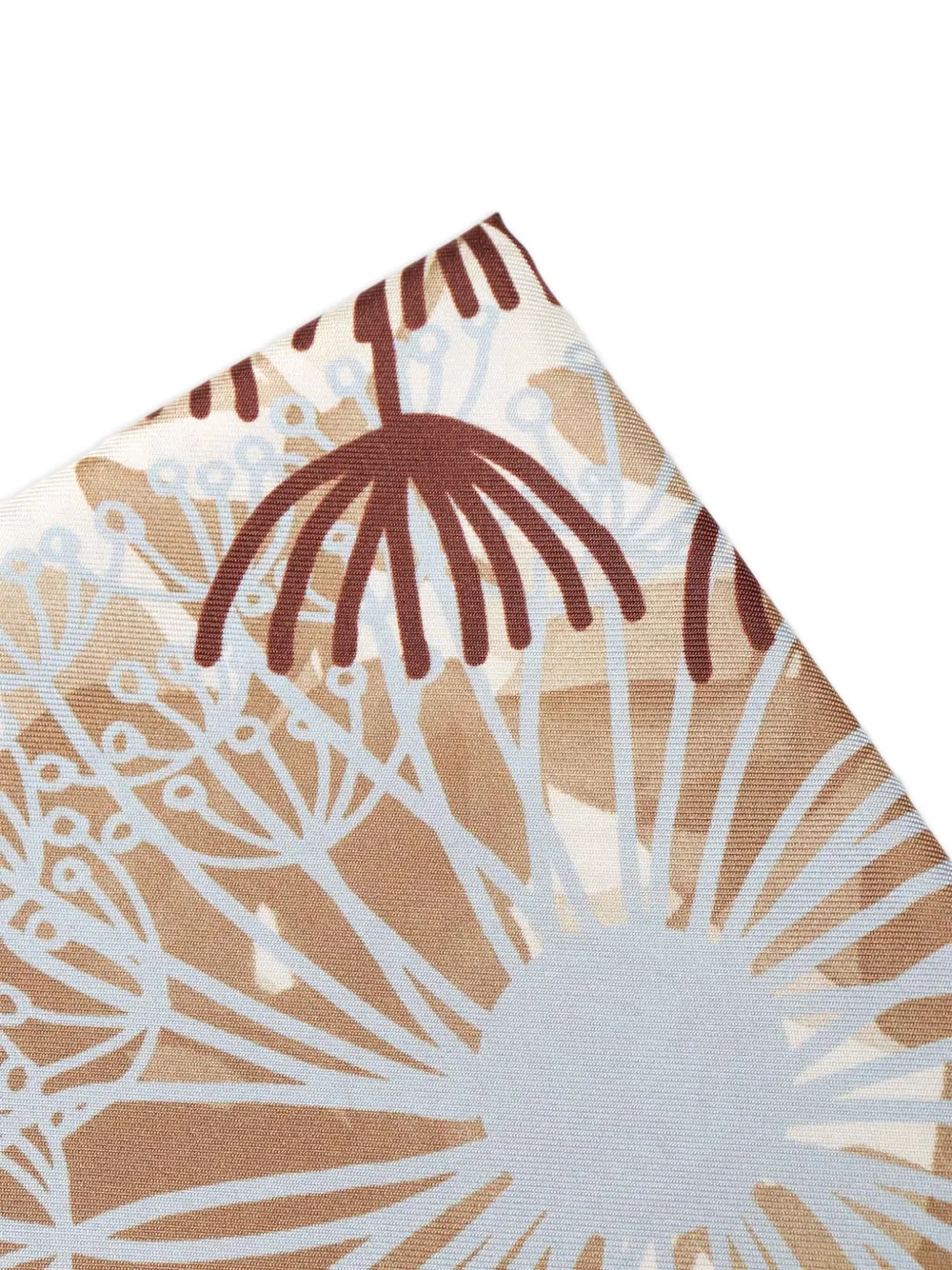 Lancel Sjaal met bloemenprint Beige