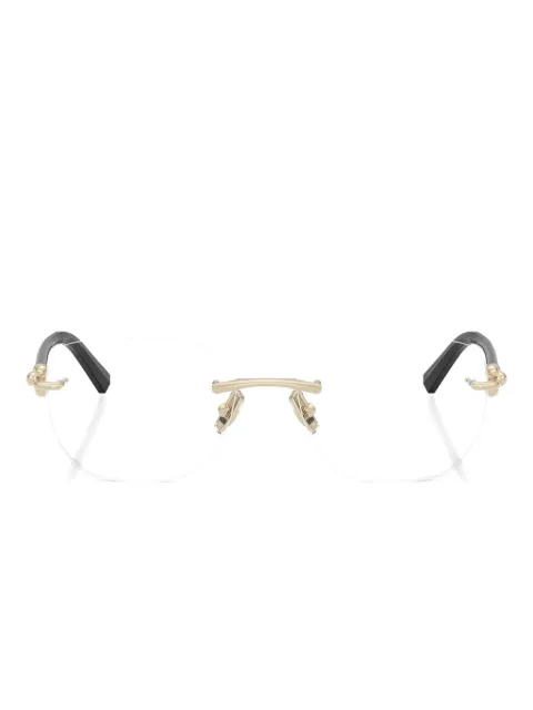 Tiffany & Co Eyewear rimless square-frame glasses
