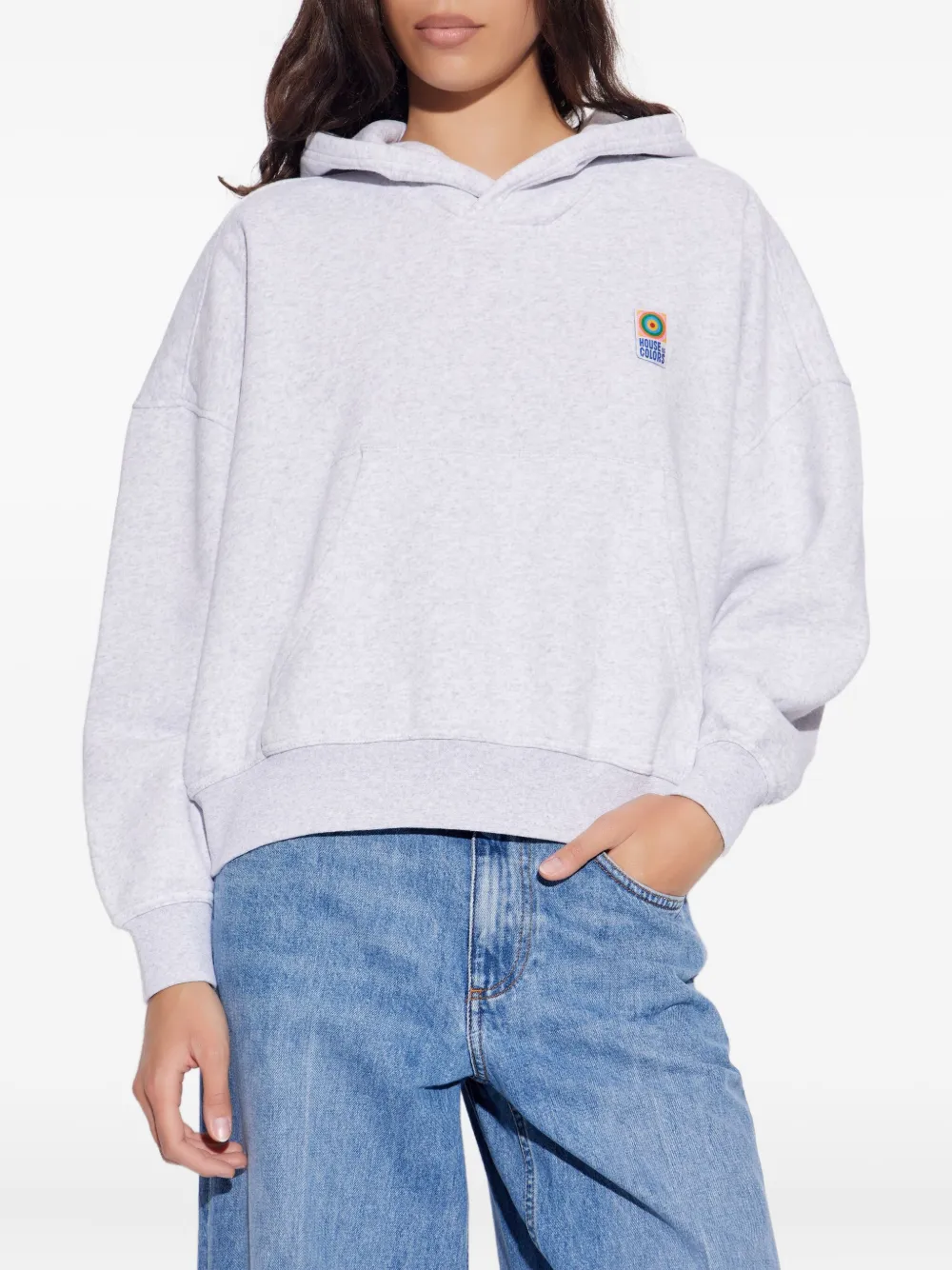 American Vintage Logo Hooded Sweater In Animal Print
