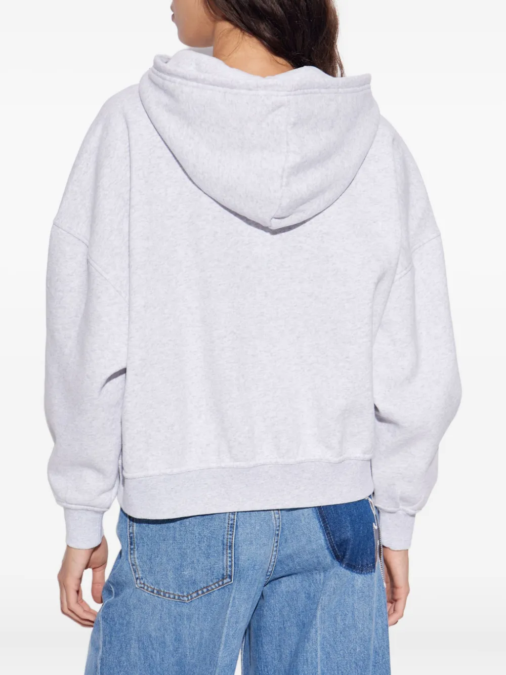 American Vintage Logo Hooded Sweater In Animal Print