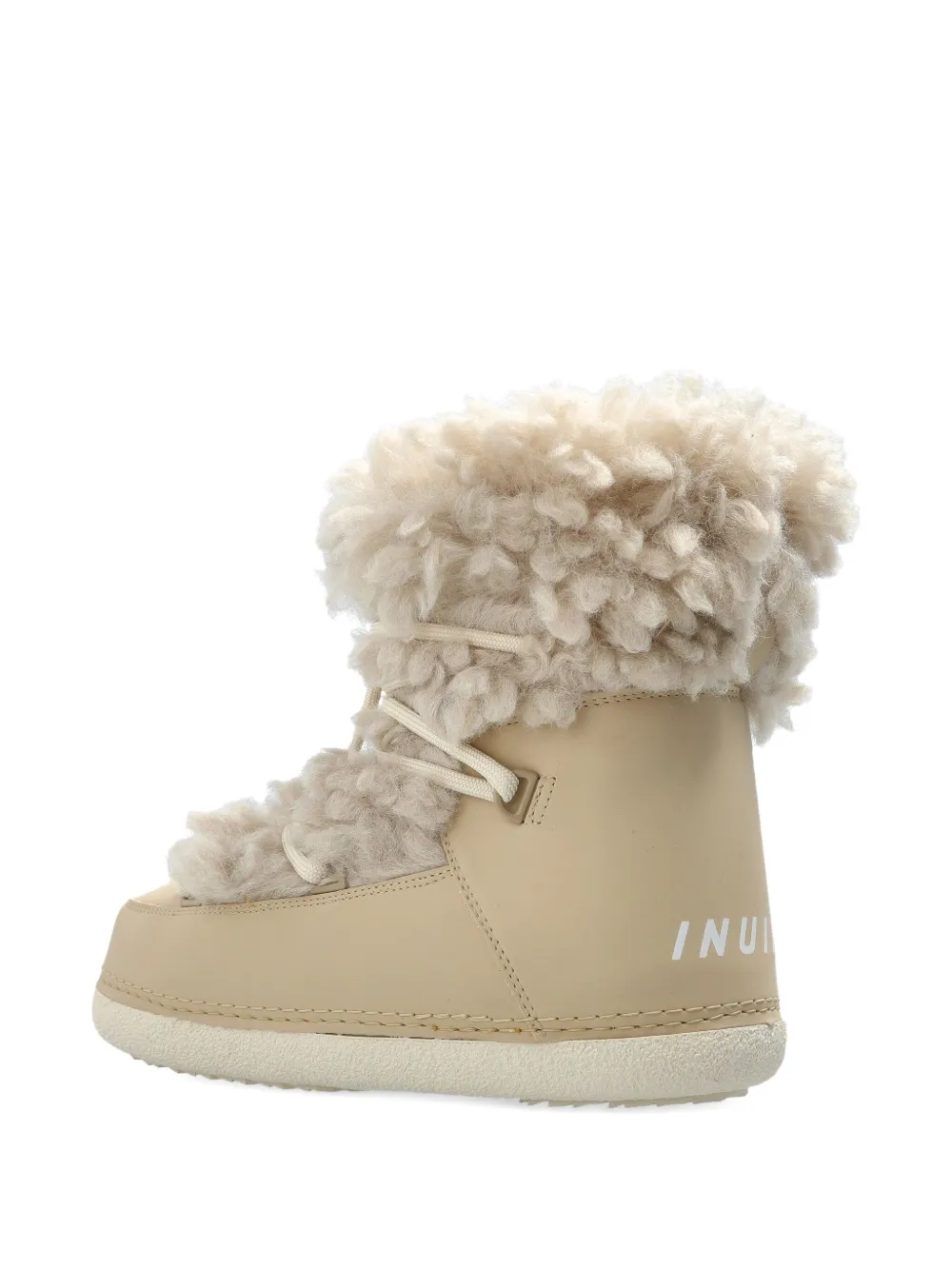 Inuikii Lace-up Fastening Boots In Neutral