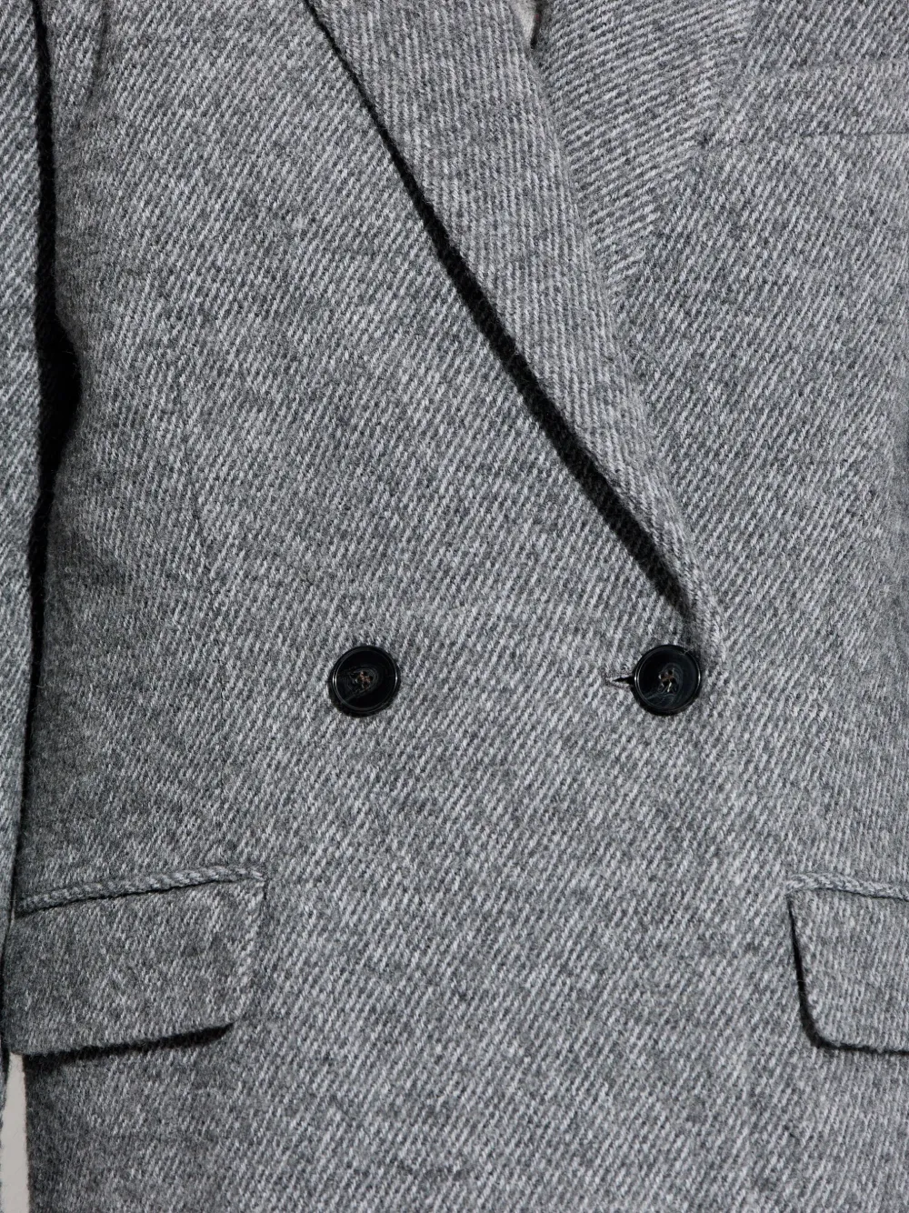 IRO Arianna jas met dubbele rij knopen Grijs