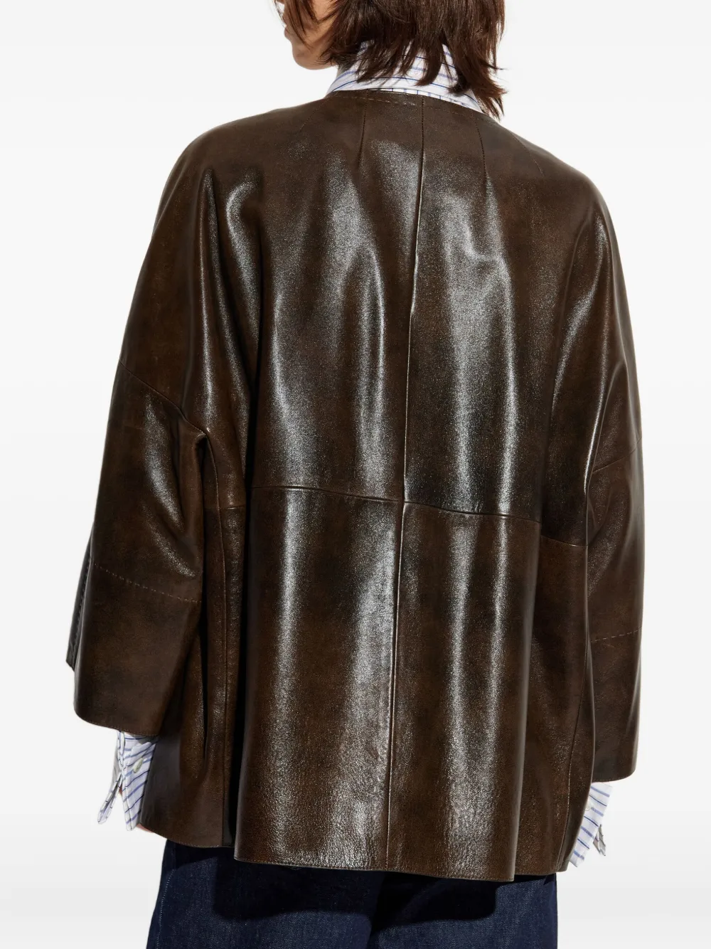 Max Mara Gambero jack met rits Bruin