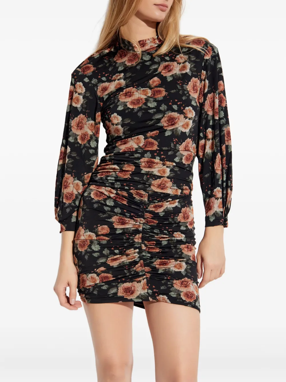 IRO Gesmockte bikinitop Zwart