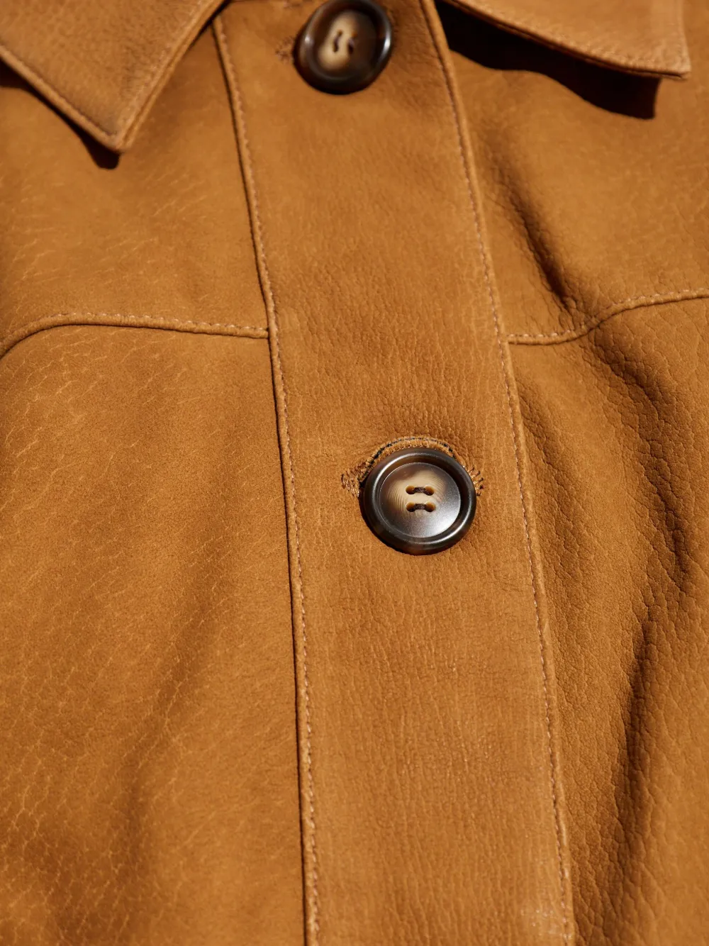 IRO Suède jack met knoop Bruin