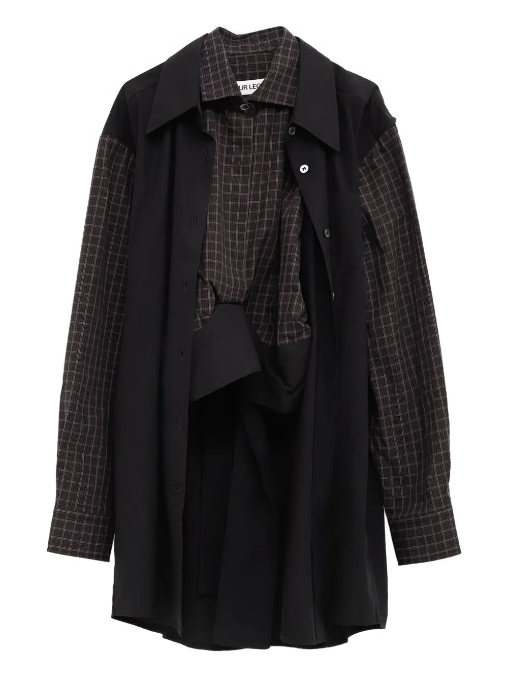 OUR LEGACY Girdle シャツ - ブラック OUR LEGACY Girdle シャツ - ブラック